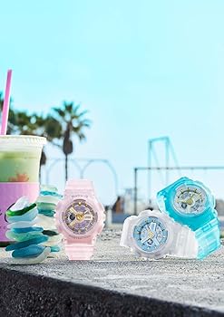 Amazon.co.jp: [カシオ] 腕時計 ベビージー Sea Glass Colors BA-110SC